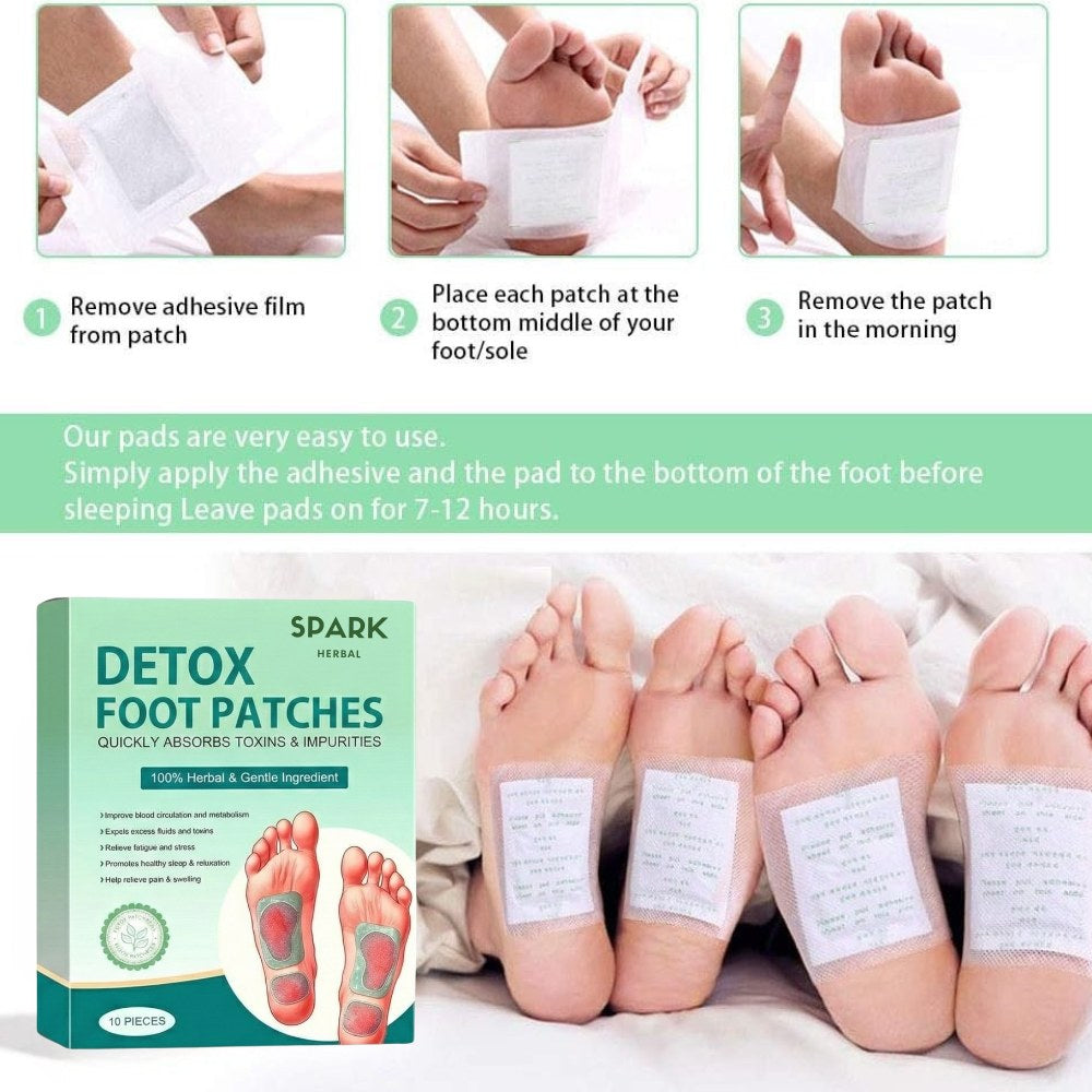 Spark Herbal Full Body Detox Foot Patches