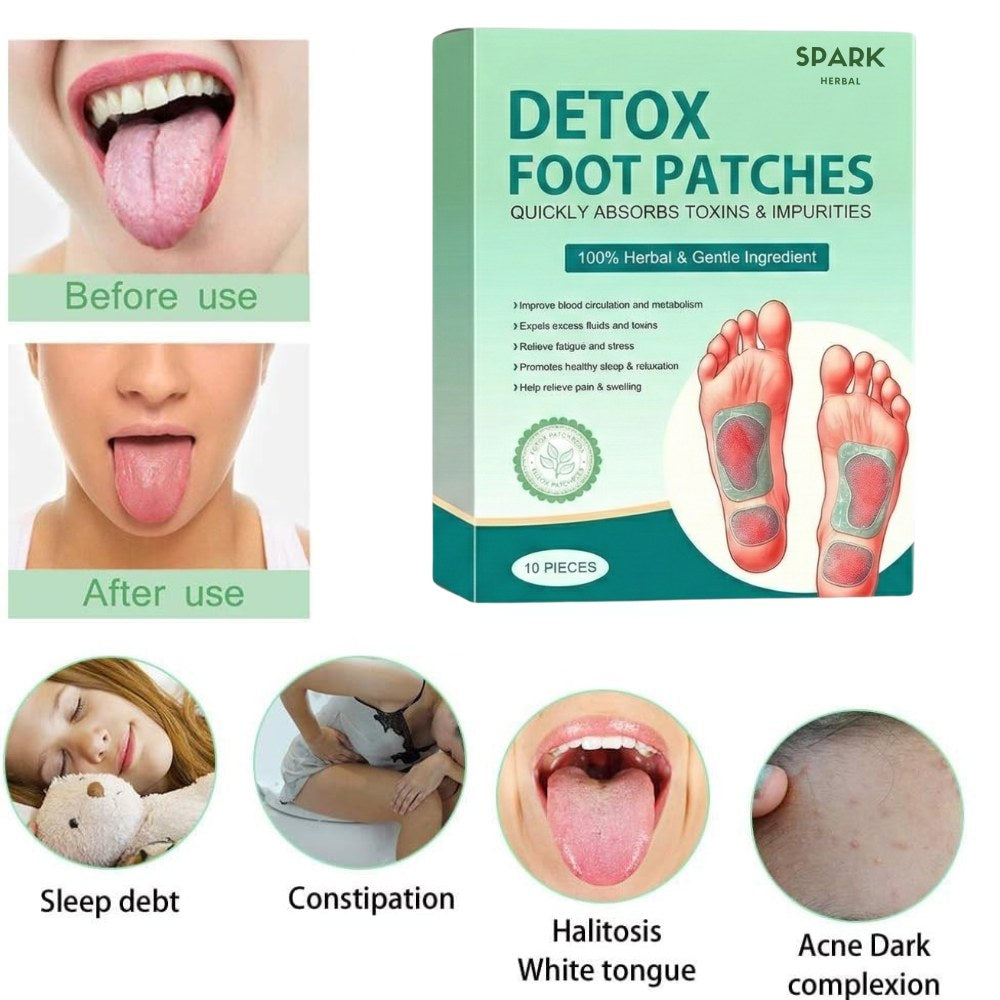 Spark Herbal Full Body Detox Foot Patches